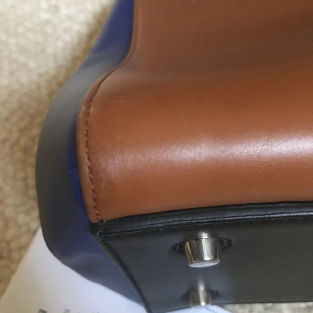 Celine Edge bag blue black brown - Picture 8 of 11